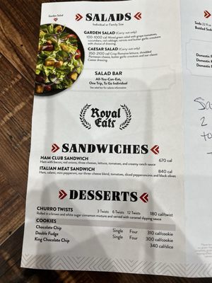 Menu photo 4 Round Table San Marcos, TX