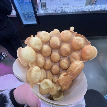 Cauldron Ice Cream - Churro Puffle without ice cream - Ice Cream & Frozen Yogurt Near Me - San Jose, California