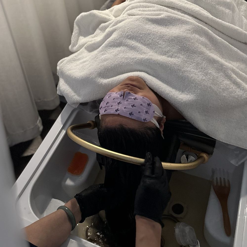 Zen Scalp Studio - Hair dirty? Nope. Its all the amazing treatment being washed away - Hair Loss Centers Near Me - Burlingame, California