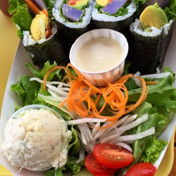 Kikuchi's - Island Garden wrap with purple sweet potatoes! - Food Trucks Near Me