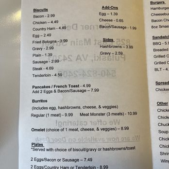 Corner Deli - Menu as of April 2025 - Delis Near Me - Pulaski, Virginia Corner Deli - Menu as of April 2025 - Delis Near Me - Pulaski, Virginia