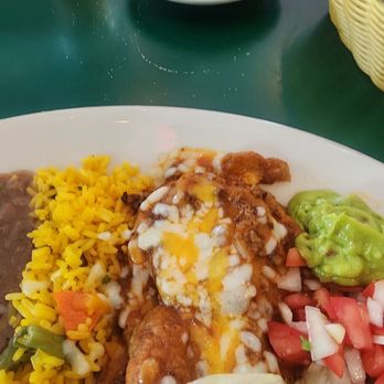 Laredo Grill - My stuffed poblano chile peppers ... very good. - Mexican Near Me - Gaithersburg, Maryland