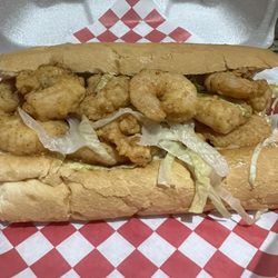 The Poboy Company - Fried 37. Small Fried Gulf Shrimp Po Boy