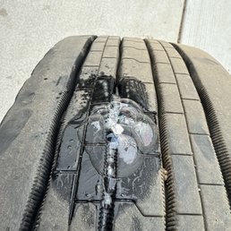 Flat before they repaired it
