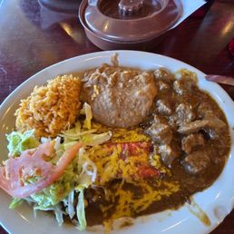 Carne Guisada Plate