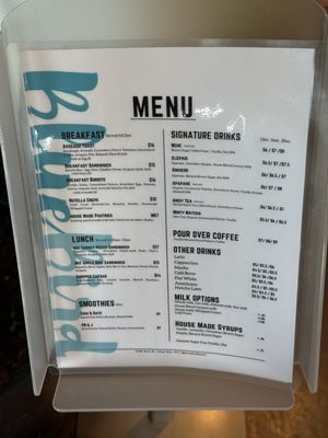 Menu photo 1 Blue Bird Kauai Lihue, HI