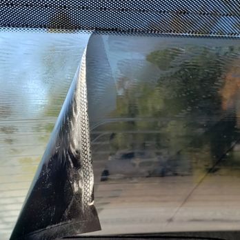 Quality Tint - Removal of distorted film to be replaced with quality film - Car Window Tinting Near Me - Ocala, Florida