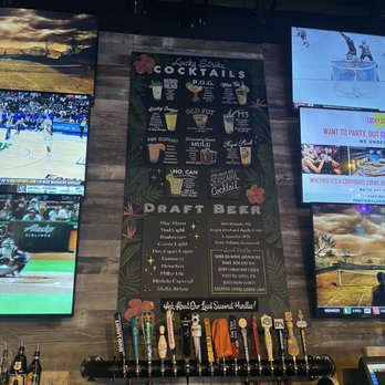 Lucky Strike Honolulu - At the bar, big tvs on the main wall - Arcades Near Me - Honolulu, Hawaii Lucky Strike Honolulu - At the bar, big tvs on the main wall - Arcades Near Me - Honolulu, Hawaii