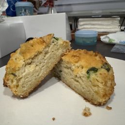 Cheddar jalapeño scone AKA The Scone of My Dreams Cheddar jalapeño scone AKA The Scone of My Dreams