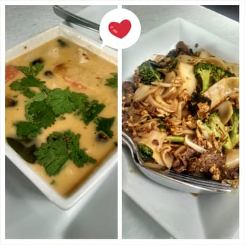 Maile's Thai Bistro - Coconut chicken soup abd pad ke mao - Thai Near Me - Honolulu, Hawaii
