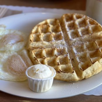 Original Jack's Country Kitchen - Belgian waffles with sunny side up egg - American Near Me - Avalon, California Original Jack's Country Kitchen - Belgian waffles with sunny side up egg - American Near Me - Avalon, California