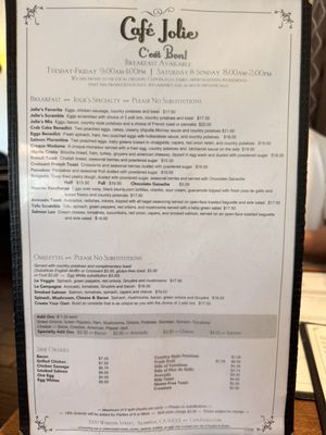 Menu photo 8 Cafe Jolie Alameda, CA Menu photo 8 Cafe Jolie Alameda, CA