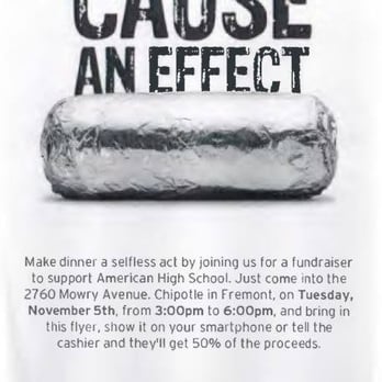 American High School - Come and Support American High School at Chipotle on November 5th, 2013!! - Middle Schools & High Schools Near Me - Fremont, California American High School - Come and Support American High School at Chipotle on November 5th, 2013!! - Middle Schools & High Schools Near Me - Fremont, California