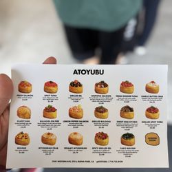 Atoyubu - Menu 03/29/24 @foodiebiker_