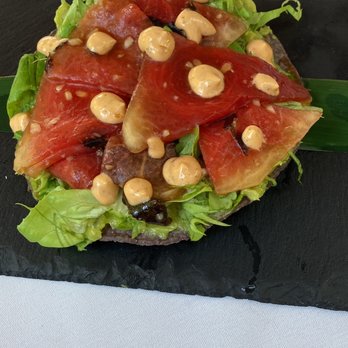 Full Bloom Vegan - Vegan ahi tostada - Vegan Near Me - Miami Beach, Florida Full Bloom Vegan - Vegan ahi tostada - Vegan Near Me - Miami Beach, Florida