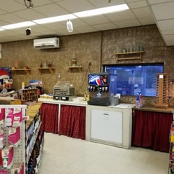 Charles Brown General Store - Popcorn machine (the cashier was making it fresh), and other quick grabs
