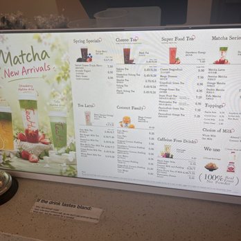 Tea Hut - Menu - Bubble Tea Near Me - Berkeley, California