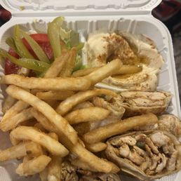 Chicken Shawarma Plate Chicken Shawarma Plate