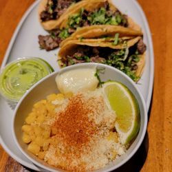 Urban Kitchen Restaurant - Steak Tacos with corn in a cup