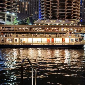 Chicago Riverwalk - Riverwalk at night - Landmarks & Historical Buildings Near Me - Chicago, Illinois