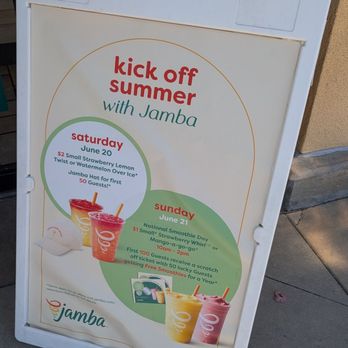 Jamba - Kick off summer with Jamba - Juice Bars & Smoothies Near Me - Fullerton, California