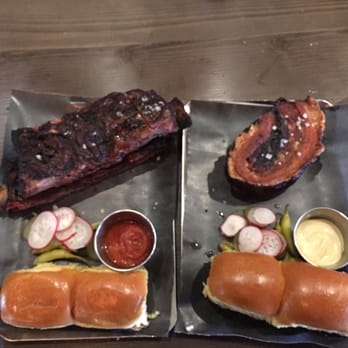 MUTA - Costilla de vaca ahumada y Porchetta ahumada - Bars Near Me - Madrid, M