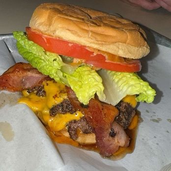J's Smokehouse - Special. Double smash burger with bacon aioli - Barbeque Near Me - Omaha, Nebraska J's Smokehouse - Special. Double smash burger with bacon aioli - Barbeque Near Me - Omaha, Nebraska