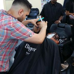 Bennett Career Institute - Shaving demonstration