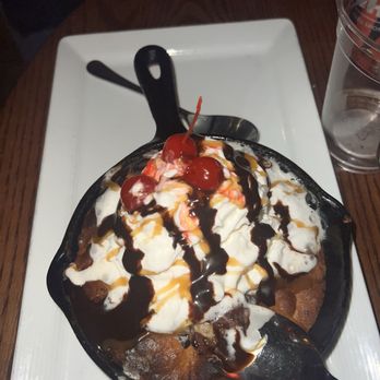 Woodie's Flat - Ultimate Skillet Cookie - New American Near Me - Chicago, Illinois Woodie's Flat - Ultimate Skillet Cookie - New American Near Me - Chicago, Illinois