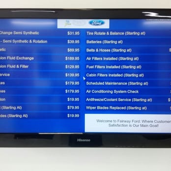 Fairway Ford of Evans - Fairway ford price list 8.1.13 - Auto Repair Near Me - Evans, Georgia Fairway Ford of Evans - Fairway ford price list 8.1.13 - Auto Repair Near Me - Evans, Georgia