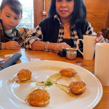 Scrambled Jake's - Deep fried deviled eggs. - Breakfast & Brunch Near Me - Knoxville, Tennessee
