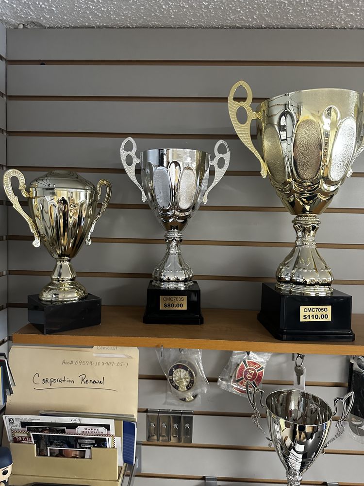 BRAD’S TROPHIES & PLAQUES Updated August 2024 14 Photos 8406 Arrow St, Savannah,