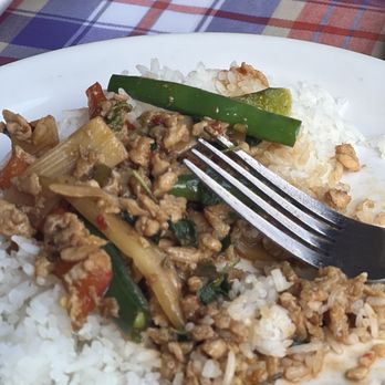 Khon Thai Restaurant - Thai basil chicken - Thai Near Me - Fort Collins, Colorado Khon Thai Restaurant - Thai basil chicken - Thai Near Me - Fort Collins, Colorado