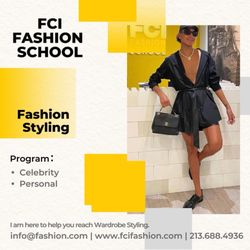 FCI Fashion School - Our famous Celebrity Stylist