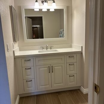 Danny Express General Contractor - Bathroom vanity and floor - Handyman Near Me - Buena Park, California