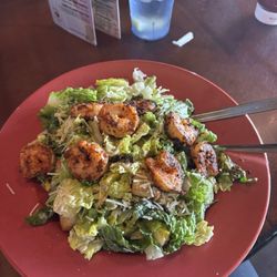 Ocean Deck - Caesar salad with blackened shrimp