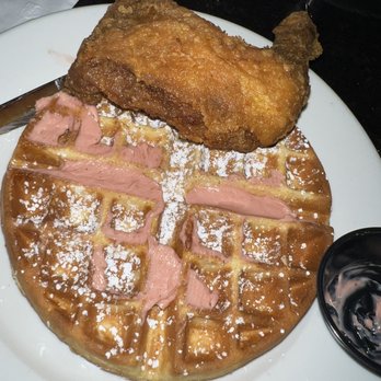 Melba's Restaurant - (Dark) Chicken & Eggnog Waffle - Southern Near Me - New York, New York