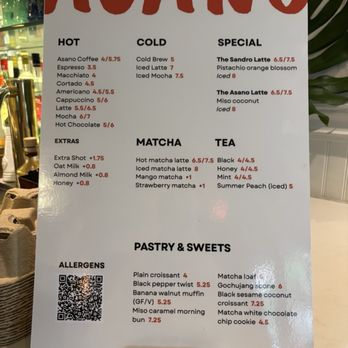 Asano - Cafes Near Me - New York, New York