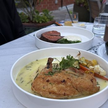 Anton & Michel Restaurant - Baked chicken and filet mignon - Modern European Near Me - Carmel, California