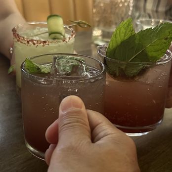 Havana - Our drinks - mine was hibiscus mule - Latin American Near Me - Vancouver, British Columbia