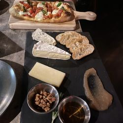 Lambertville House - Cheese platter and flatbread