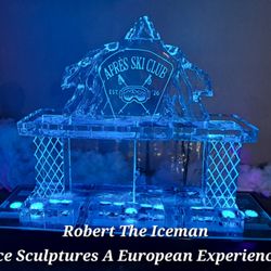 Ice Sculptures A European Experience - Après Ski Mountain Double  Natural Luge Ice Bar Feb 2026