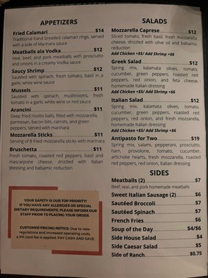 Menu photo 2 Little Italy Myrtle Beach, SC Menu photo 2 Little Italy Myrtle Beach, SC