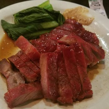 Mein Restaurant - Char Siu - Honey roast pork, choy sum, mustard - Chinese Near Me - Houston, Texas