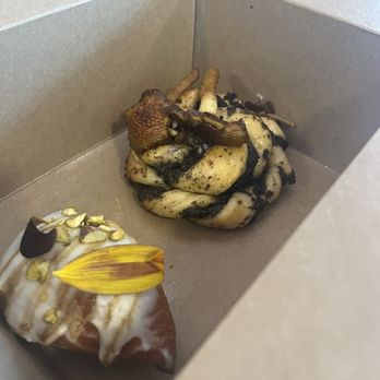 Allez Cafe - Beignet and mushroom bread - Coffee & Tea Near Me - Chicago, Illinois