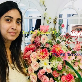 Popy’s Eyebrow Threading & Henna Design - You are welcome to visit our parlor for your Threading and Henna Design Services, - Threading Services Near Me - Moreno Valley, California Popy’s Eyebrow Threading & Henna Design - You are welcome to visit our parlor for your Threading and Henna Design Services, - Threading Services Near Me - Moreno Valley, California