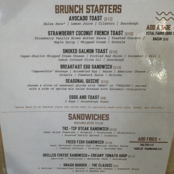 Renegade By Devout Coffee - Menu as of 8/27/2024 - they charged 5.46 for the garlic fries when I had pointed out that it was $4 on the menu - Coffee & Tea Near Me - Fremont, California