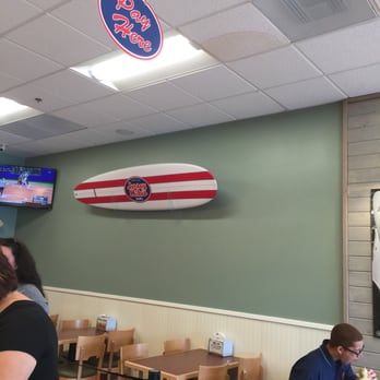 Jersey Mike's Subs - Lonely surfboard on the wall. - Sandwiches Near Me - Fairfield, California