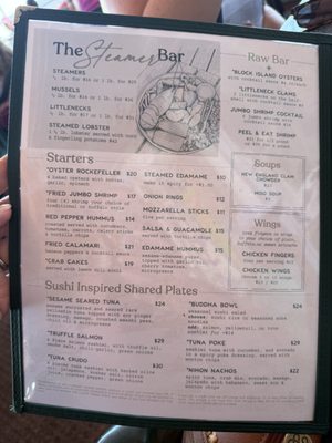 Menu photo 4 The Oar Block Island, RI