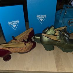 John Fluevog - The pairs of shoes that my wife picked out. Absolutely Stunning.
